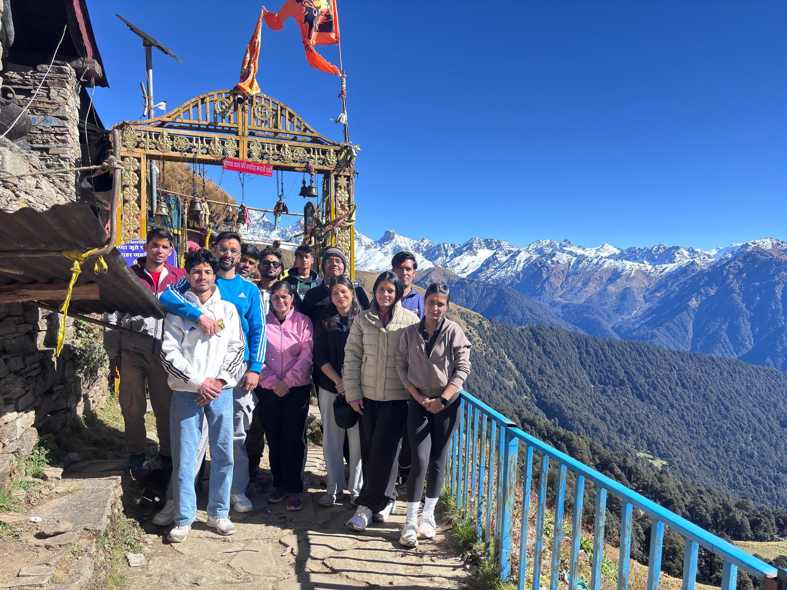 Group at the Madhyamaheshwar golden gate